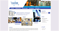 Desktop Screenshot of cilpak.fr