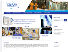 Tablet Screenshot of cilpak.fr